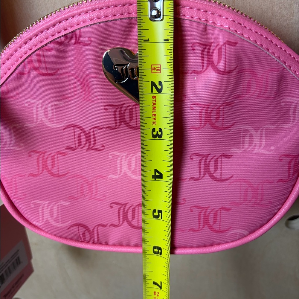 NWT Juicy Couture Monogramed Adjustable Crossbody Bag With Gold Accents - Picture 7 of 9
